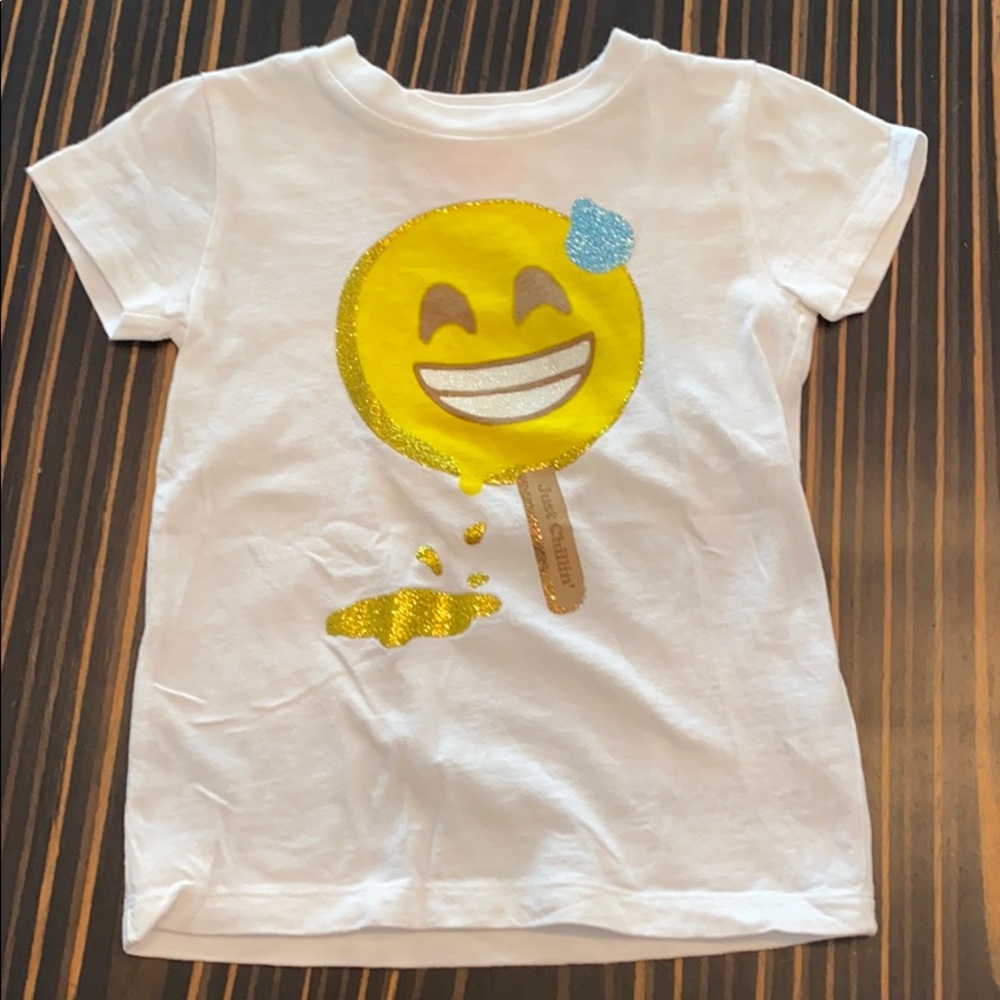 J. Crew girl crewcuts emoji tshirt